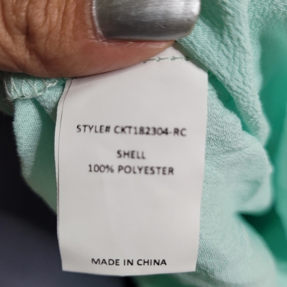 NWOT CODE X MODE Women's Knot Hem Button Size Smal - Picture 5 of 5